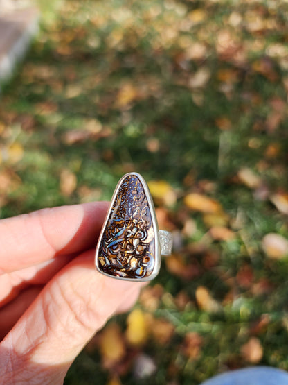 Boulder Opal |size 8.5 |