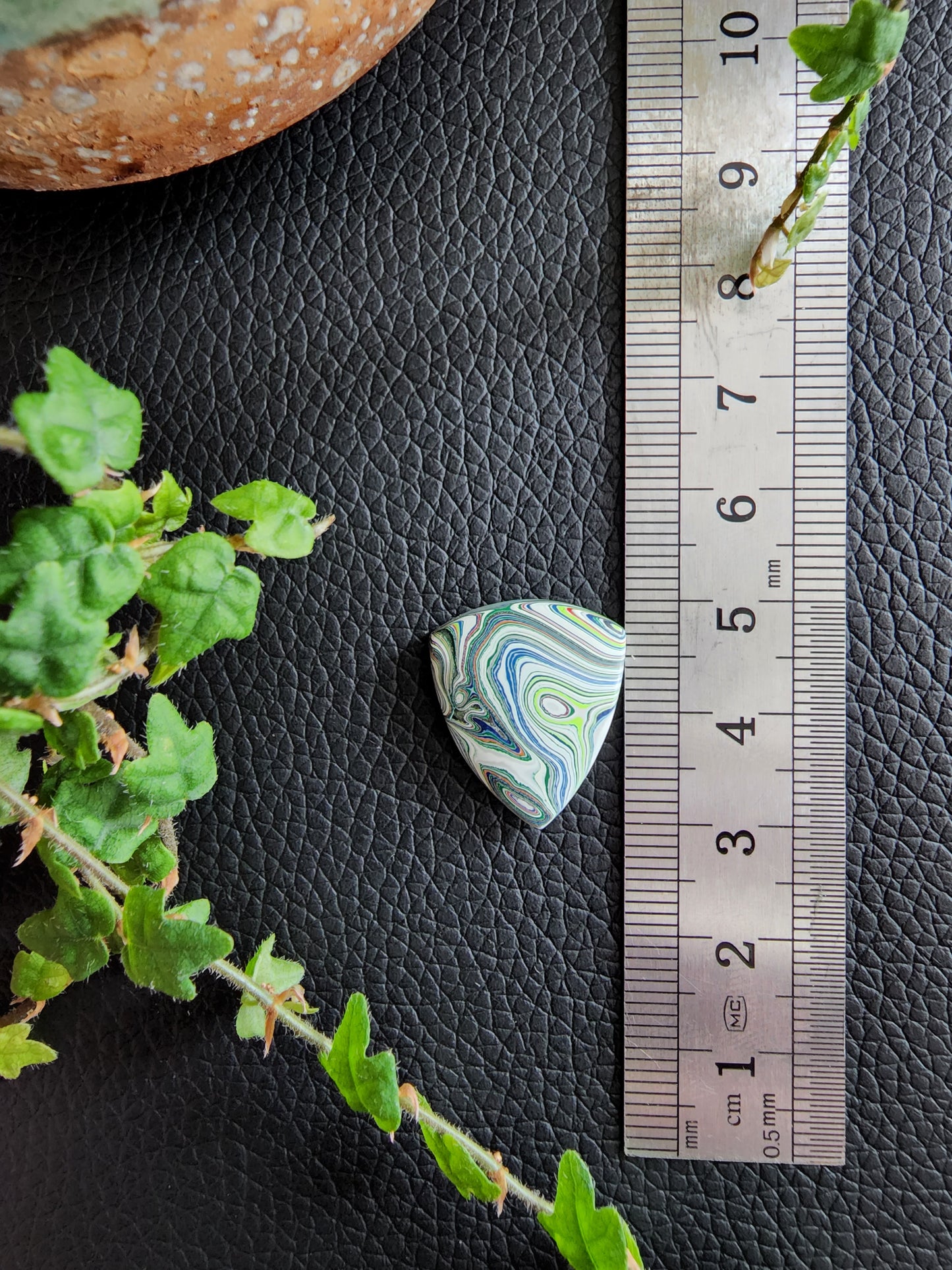 Fordite cabochon